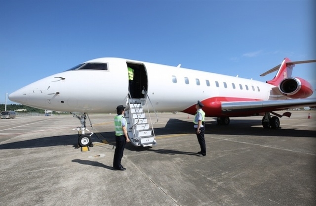 珠海機(jī)場(chǎng)迎來(lái)年內(nèi)首班國(guó)際公務(wù)機(jī)